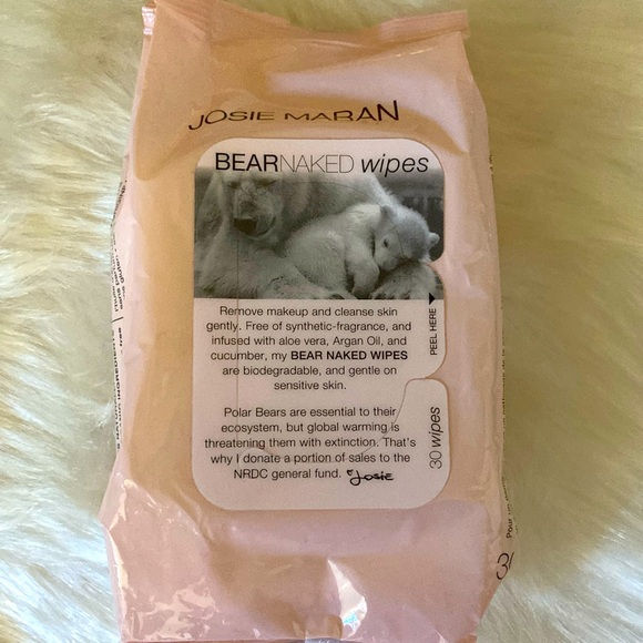🆕 Josie Maran bear naked wipes 30 wipes - Picture 1 of 3